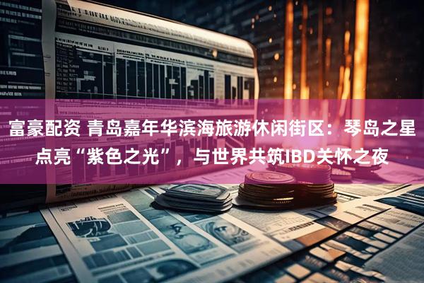 富豪配资 青岛嘉年华滨海旅游休闲街区：琴岛之星点亮“紫色之光”，与世界共筑IBD关怀之夜