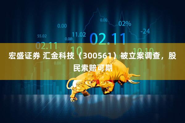 宏盛证券 汇金科技（300561）被立案调查，股民索赔可期